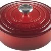 Le Creuset - Gietijzeren - Lage Braadpan - 24cm - Kersenrood -Keukenbenodigdheden Winkel 1200x738 1