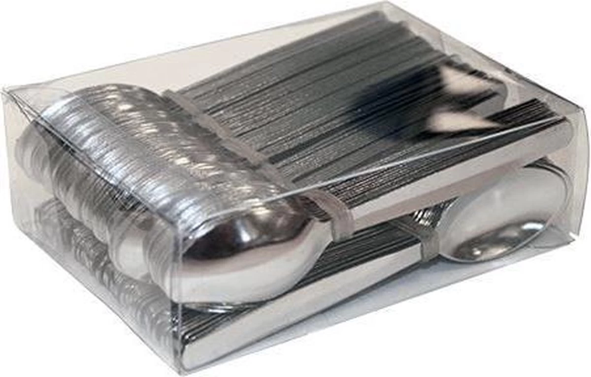 ProSup Koffie-/ Theelepel - 11cm - RVS ( Box 120 Stuks ) 3 ProSup Koffie-/ Theelepel - 11cm - RVS ( Box 120 Stuks )