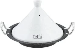 Teffo Tajine 30cm Wit - Zwart
