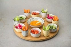 Cosy&Trendy Azra 14-Delig Draaischotel - Ø 40 Cm - Bamboe -Keukenbenodigdheden Winkel 1200x799 140