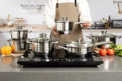 Swiss Pro + Pannenset - 12 Delig - RVS - Roestvrijstalen Kookgerei 18/10 12 Swiss Pro + Pannenset - 12 Delig - RVS - Roestvrijstalen Kookgerei 18/10 -Keukenbenodigdheden Winkel 1200x799 5