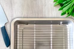 YUGN COMBI Set Braadslede Ovenschaal Combi Braadslee Oven Set - 2x Braadslede Met Rooster Voor Ovengerechten - 36x27x7CM En 40x30x7CM En Inclusief Bakkwast - Cadeau- Cadeautip -Keukenbenodigdheden Winkel 1200x799 63