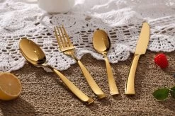 Bestekset - Bestek Goud -24 Delig-Zwitsers Kwaliteit-Complete Set-100% Roestvrijstaal-Gold 24k-Goud 24K 22 Bestekset - Bestek Goud -24 Delig-Zwitsers Kwaliteit-Complete Set-100% Roestvrijstaal-Gold 24k-Goud 24K -Keukenbenodigdheden Winkel 1200x799 70