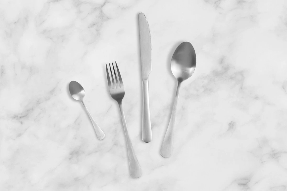 Magani - Zilveren Bestekset - Roestvrij Staal - 70-delig - Voor Acht Personen - PVD Coating 5 Magani - Zilveren Bestekset - Roestvrij Staal - 70-delig - Voor Acht Personen - PVD Coating - Image 3
