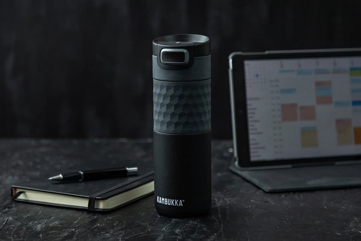 Kambukka Etna Grip Thermosbeker 500 Ml - Makkelijk Reinigen - Lekvrije Koffiebeker - Zwart 17 Kambukka Etna Grip Thermosbeker 500 Ml - Makkelijk Reinigen - Lekvrije Koffiebeker - Zwart - Afbeelding 15