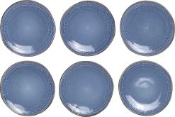 Studio Tavola Dinerborden Denim ø 27 Cm - 6 Stuks
