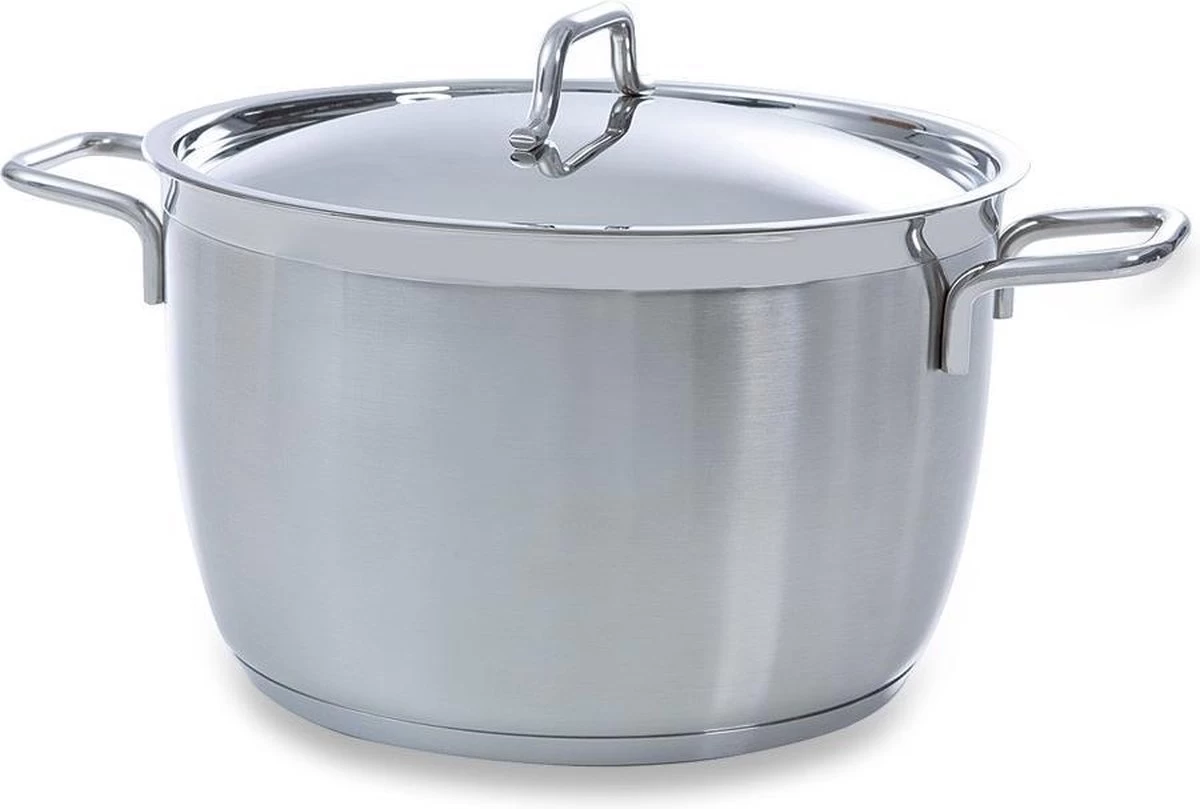 BK Blue Label Soeppan - 24 Cm - RVS - Met Deksel 3 BK Blue Label Soeppan - 24 Cm - RVS - Met Deksel