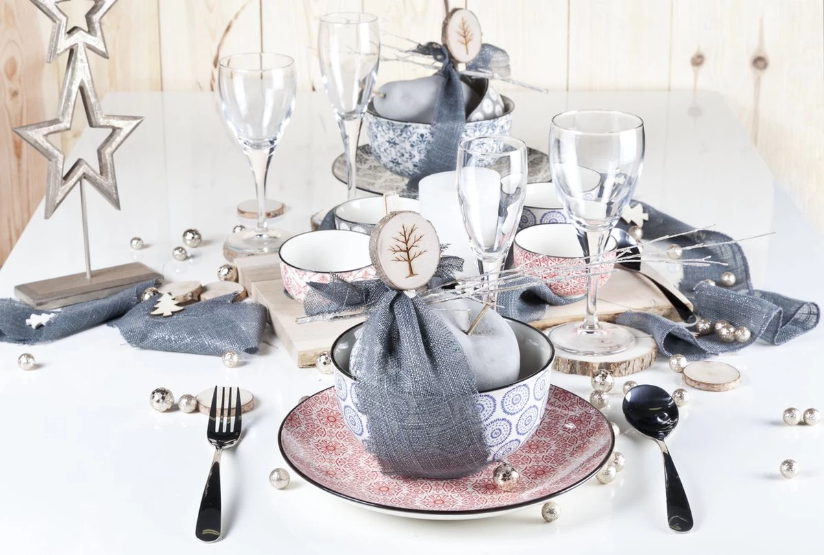 Cosy&Trendy Delirio Ontbijtbord - Ø 19 Cm - Set-6 4 Cosy&Trendy Delirio Ontbijtbord - Ø 19 Cm - Set-6 - Afbeelding 2