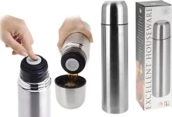 Excellent Houseware KOOPMAN Thermoskan Bullet 1 Liter RVS 17 Excellent Houseware KOOPMAN Thermoskan Bullet 1 Liter RVS -Keukenbenodigdheden Winkel 1200x814 2