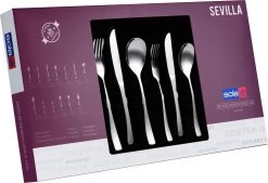 Sola Bestekset Sevilla - Economy - 8 Persoons - 70 Delig - Zilver Chroomstaal 18/0 - RVS -Keukenbenodigdheden Winkel 1200x821 4