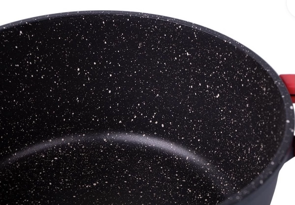 Bavary KATG22 Pan - Braadpan - Soeppan - Ø 22 Cm - Inductie - Keramisch - 3.3 Liter - Zwart 6 Bavary KATG22 Pan - Braadpan - Soeppan - Ø 22 Cm - Inductie - Keramisch - 3.3 Liter - Zwart - Afbeelding 4