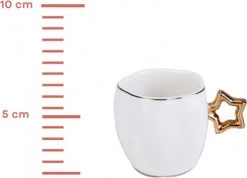 Karaca -Star- Set Van 6 Koffiekopset 80 Ml- Koffiekopjes Voor 6 Personen-Turkse Koffie-Moccakop-espressokop-12-delig, Witgoud, 6 Espressokopjes En 6 Schoteltjes, Mokkakopjes, Porselein, Koffieservies 7 Karaca -Star- Set Van 6 Koffiekopset 80 Ml- Koffiekopjes Voor 6 Personen-Turkse Koffie-Moccakop-espressokop-12-delig, Witgoud, 6 Espressokopjes En 6 Schoteltjes, Mokkakopjes, Porselein, Koffieservies -Keukenbenodigdheden Winkel 1200x867 6