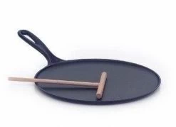 Le Creuset Le Creuster Gietijzeren Pannenkoekpan - Mat Zwart - 27cm -Keukenbenodigdheden Winkel 1200x872 3