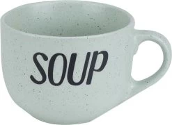 Cosy&Trendy Soepkom 'Soup' Met Een Oor - 51 Cl - Mint Groen - Set-6