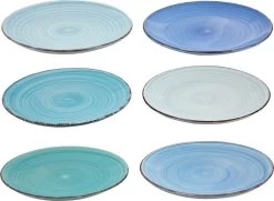 Studio Tavola Dinerborden Ocean Blue ø 26.5 Cm - 6 Stuks -Keukenbenodigdheden Winkel 1200x881 2
