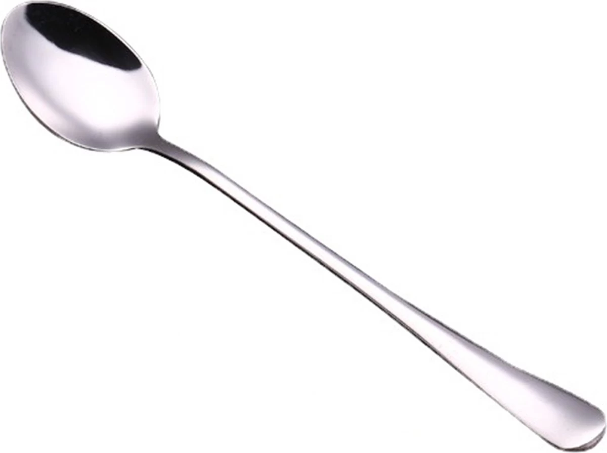 Somstyle Lange Lepels Set 19.5 CM Geschikt Voor Dessert, Latte Macchiato, Yoghurt, Cocktail Of Koffie - 6 Stuks - RVS - Zilver 4 Somstyle Lange Lepels Set 19.5 CM Geschikt Voor Dessert, Latte Macchiato, Yoghurt, Cocktail Of Koffie - 6 Stuks - RVS - Zilver - Image 2