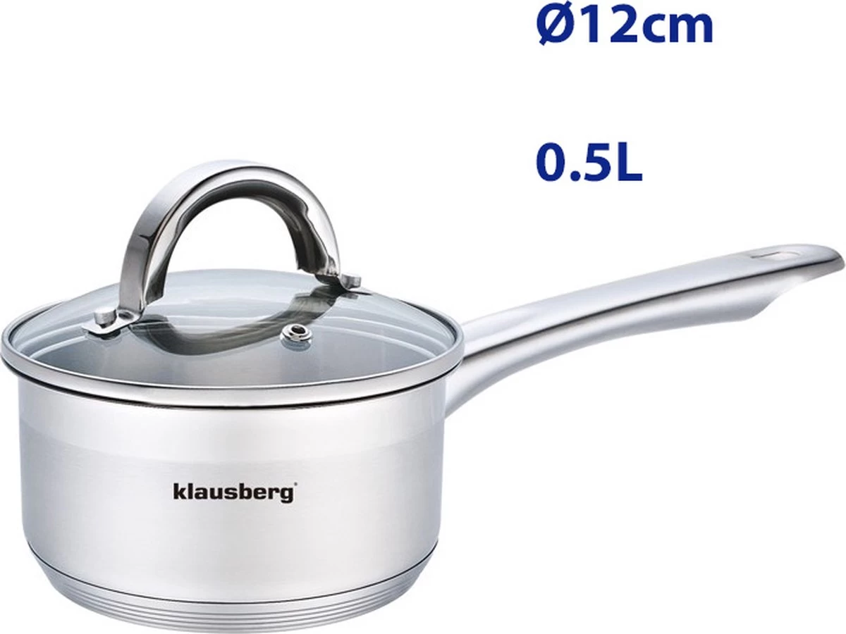 Steelpan Met Deksel - Kleine Sauspan – Kookpan - 12 Cm – 0.5 Liter 3 Steelpan Met Deksel - Kleine Sauspan – Kookpan - 12 Cm – 0.5 Liter