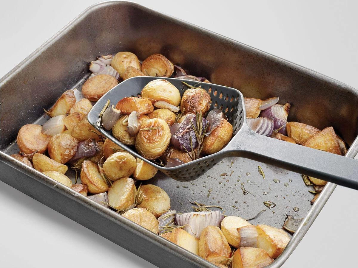 Joseph Joseph Scoop Plus Vergietlepel - Schuimspaan - Frituurschep 7 Joseph Joseph Scoop Plus Vergietlepel - Schuimspaan - Frituurschep - Afbeelding 5