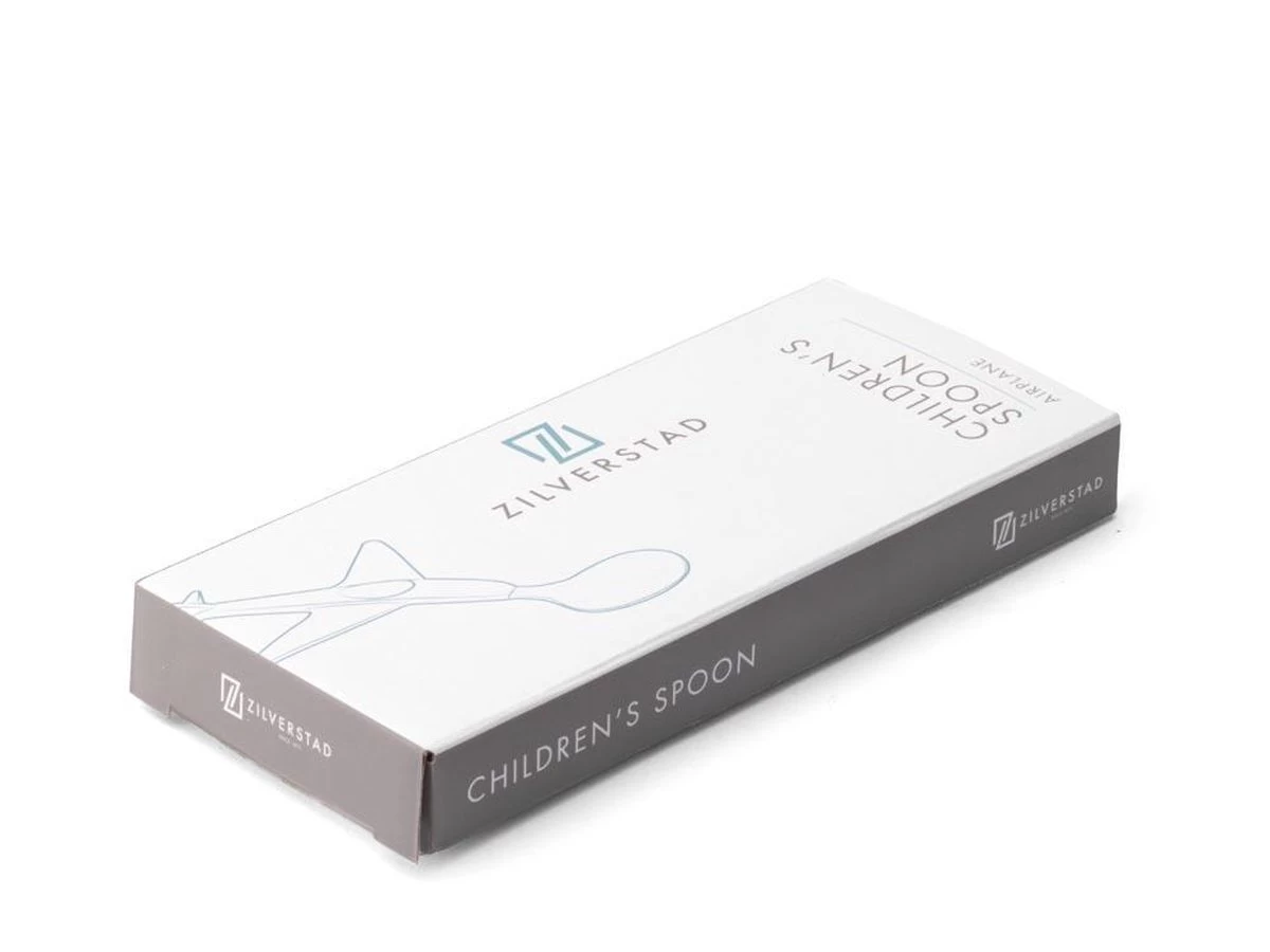 Zilverstad - Kinderlepel Vliegtuig Verzilverd 4 Zilverstad - Kinderlepel Vliegtuig Verzilverd - Image 2