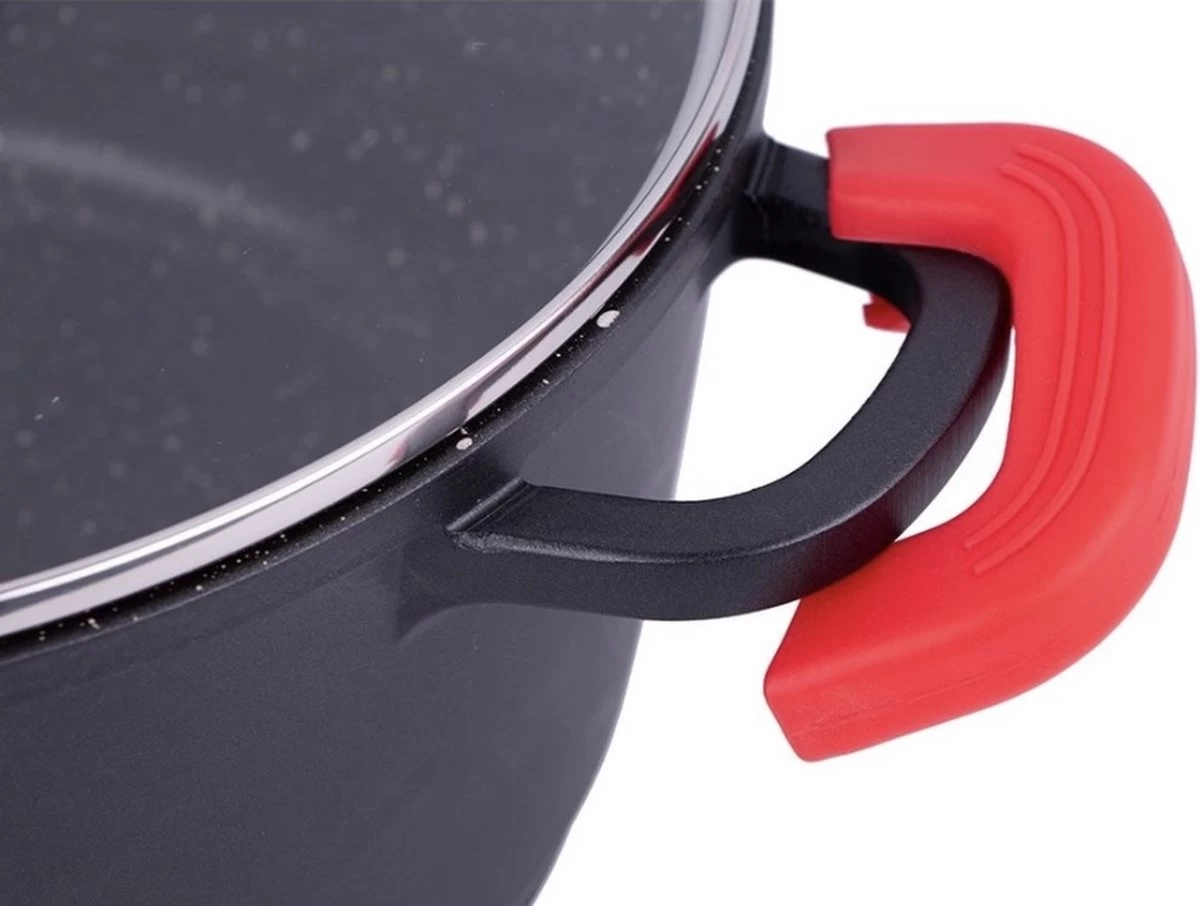 Bavary KATG22 Pan - Braadpan - Soeppan - Ø 22 Cm - Inductie - Keramisch - 3.3 Liter - Zwart 8 Bavary KATG22 Pan - Braadpan - Soeppan - Ø 22 Cm - Inductie - Keramisch - 3.3 Liter - Zwart - Afbeelding 6