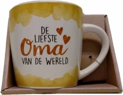 Enjoy Mok - De Liefste Oma Van De Wereld - Met Binnen Tekst - Koffie Mok - Beker - Moederdag - Liefde - Verjaardagscadeau -Keukenbenodigdheden Winkel 1200x923 4