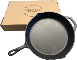 Koock Amsterdam® Skillet - Gietijzer - 25cm - Koekenpan - Geschikt Voor Alle Warmtebronnen 13 Koock Amsterdam® Skillet - Gietijzer - 25cm - Koekenpan - Geschikt Voor Alle Warmtebronnen -Keukenbenodigdheden Winkel 1200x944