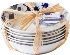 Royal Doulton Pacific - Pastaborden / Bordenset - Porselein - Wit / Blauw - ⌀ 22 Cm - 6 Stuks -Keukenbenodigdheden Winkel 1200x948 2