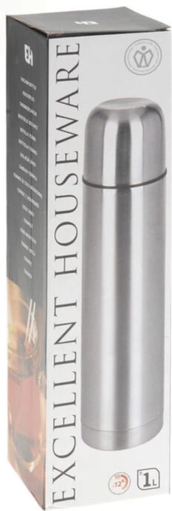 Excellent Houseware KOOPMAN Thermoskan Bullet 1 Liter RVS 15 Excellent Houseware KOOPMAN Thermoskan Bullet 1 Liter RVS -Keukenbenodigdheden Winkel 405x1200