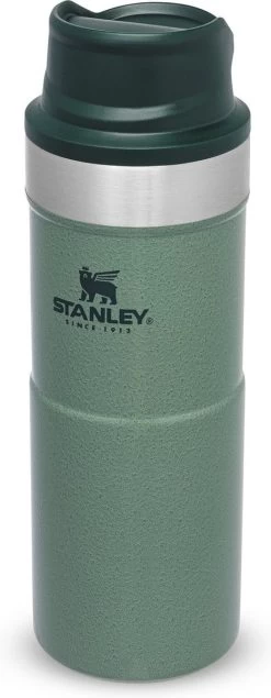 Stanley Trigger-Action Travel Mug 0.35L - Thermosfles - Hammertone Green -Keukenbenodigdheden Winkel 467x1200