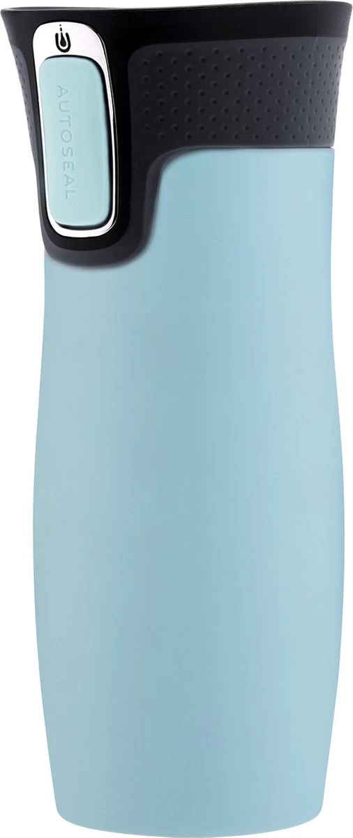 Contigo Thermosfles - Lichtblauw - Zwart 4 Contigo Thermosfles - Lichtblauw - Zwart - Afbeelding 2