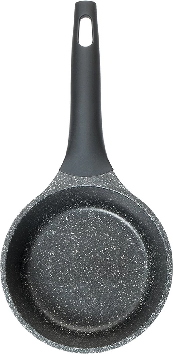 Sola Steelpan Fair Cooking - Ø 18 Cm - Zwart/wit - Aluminium - Antiaanbaklaag 7 Sola Steelpan Fair Cooking - Ø 18 Cm - Zwart/wit - Aluminium - Antiaanbaklaag - Afbeelding 5