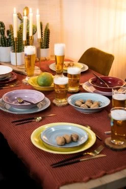 Tavola - Diepe Borden - Kleurrijk - Ø21cm - (6 Stuks) -Keukenbenodigdheden Winkel 799x1200 21