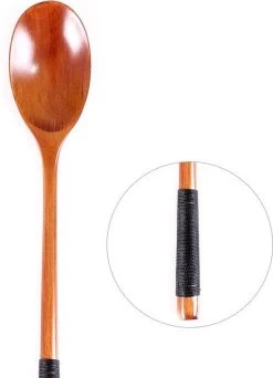 Eetlepel - Hout - Bruin - 23.5x4 Cm -Keukenbenodigdheden Winkel 866x1200 4