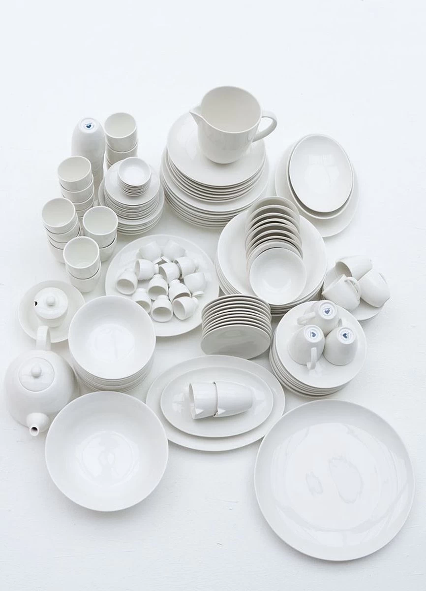 Vtwonen 4 Koffiekopjes Met Schoteltjes - Wit - Porselein - 100ml 8 Vtwonen 4 Koffiekopjes Met Schoteltjes - Wit - Porselein - 100ml - Afbeelding 6