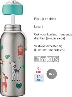 Mepal PAW Patrol - Thermofles - Isoleerfles Flip-up Campus - 350ml – Houdt Tot 9 Uur Warm En Tot 12 Uur Koud – Waterfles Met Rietje – Drinkfles Voor Kinderen -Keukenbenodigdheden Winkel 896x1200 2