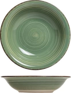 Studio Tavola Diepe Borden Summer Green ø 21 Cm - 6 Stuks -Keukenbenodigdheden Winkel 912x1200 4