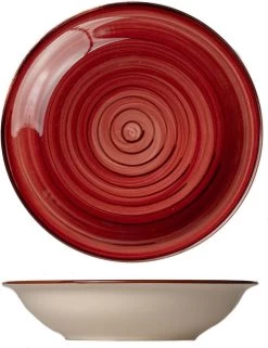 Tavola - Diepe Borden - Kleurrijk - Ø21cm - (6 Stuks) -Keukenbenodigdheden Winkel 923x1200