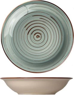 Tavola - Diepe Borden - Kleurrijk - Ø21cm - (6 Stuks) -Keukenbenodigdheden Winkel 935x1200 1