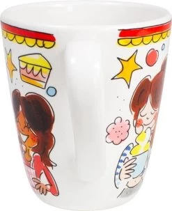 Blond Amsterdam Even Bijkletsen Mok 350 Ml - Rode Rand -Keukenbenodigdheden Winkel 978x1200 1