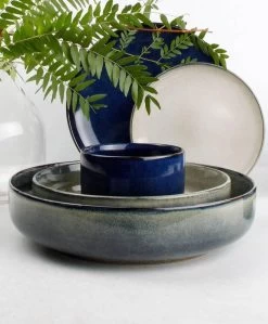 S&P MERIDIAN Pastabord Ø 22cm Grijsgroen (set/4) -Keukenbenodigdheden Winkel 990x1200 4